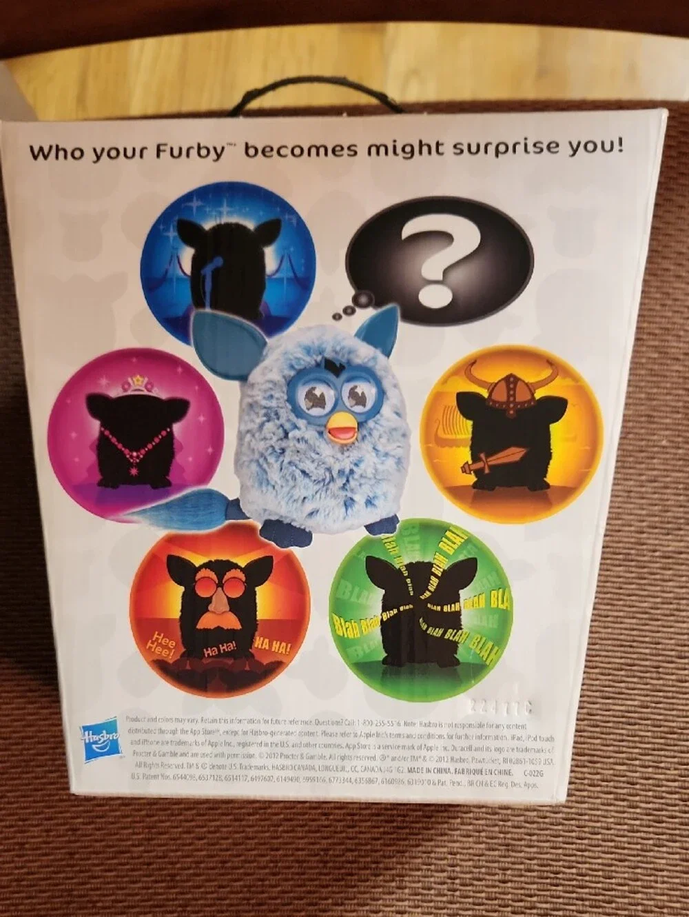 Furby Electronic Toy - Blue/Gray